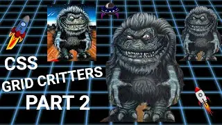 CSS Grid Layout Design - Grid Column Gap & Grid Row Gap - Grid Critters Pt. 2