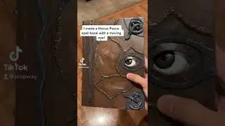 Homemade Hocus Pocus spell book! 🔮👁📕 #shorts