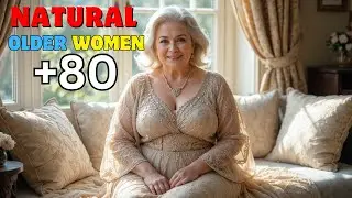 Natural Older women over 70 and 85 ?Ivory Glow Neck Wrap Dress Timeless Fashion for older woman