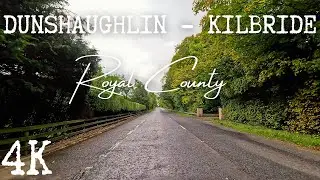🍂 Peaceful autumn drive through the county Meath, Dunshaughlin - Kilbride [4k ASMR]