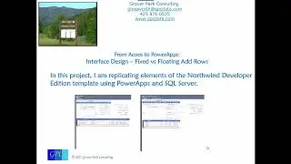 From Access to PowerApps: Interface Design -- Fixed vs Floating Add Rows