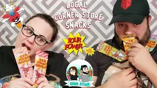 Snack Attack | Sour Power Straws | Local Corner Store Finds (Taste & Review)