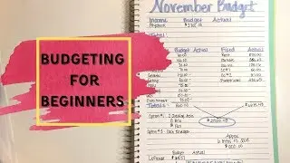 BUDGETING FOR BEGINNERS | DEBT FREE JOURNEY  | Dave Ramsey Inspired