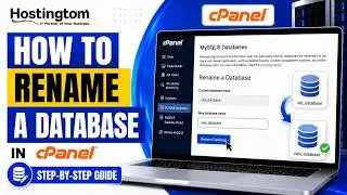 How to rename a database in cPanel with Hostingtom