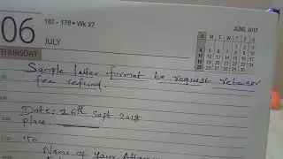 Sample letter format to request retainer fee refund