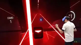 Beat Saber by VIVE Focus + FinchShift&trade; controller + VRidge!