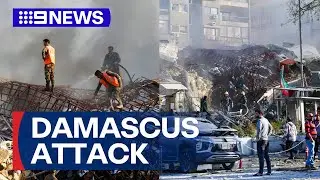 Iranian Guards Corps claim top commanders killed in Damascus attack | 9 News Australia