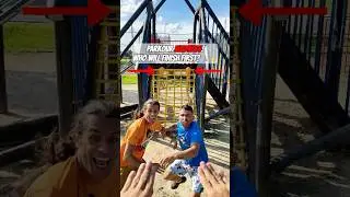 INSANE PARKOUR RACE! WHO WINS? 🏃&zwj;♂️💥