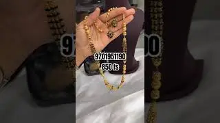 #blackbeads #hydro #trending #latest #onegramgoldjewellery #bridalsets #weddingbangles #pooja #zaara