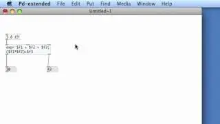 PURE DATA: 10 The Expression Object [expr ]