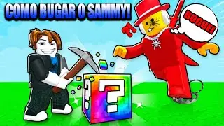 Como Bugar o Sammy no Quebre Um Bloco Da Sorte no Roblox!