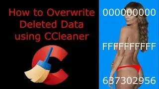 How to Overwrite Deleted Data using CCleaner
