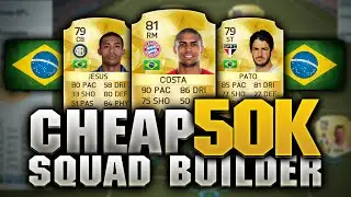 FIFA 16 INSANE CHEAP 50K BRAZIL SQUAD BUILDER - FIFA 16 ULTIMATE TEAM SQUAD BUILDER