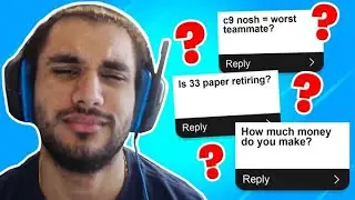 33 Paper Answers Your Questions... (Fortnite Pro Q&A)
