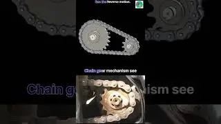 Chain gear mechanism | mechanical principle #automation #3ddesign #animation #mechanic #viral