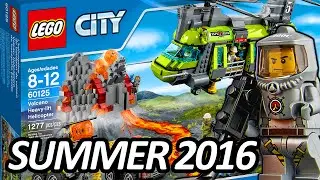 LEGO CITY Volcano Heavy-Lift Helicopter (60125) 2016 Summer Set ALL Official Pictures - レゴ シティ