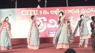 Gujarati Garba Dance | శ్రామిక ఉత్సవ్ &ndash; Day 2 | CITU 18th All India Conference | Visakhapatnam