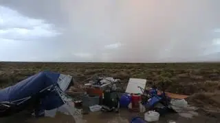 Thunderstorm over Rye Patch Reservoir, Nevada
