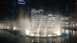 This Is Out Time. The fountain. Фонтан в Дубаи. Dubai february 2022