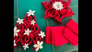 166 - STELLA ORIGAMI IN FELTRO