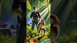 Kids katoon _ ai katoon. monkey and cow. 🐄