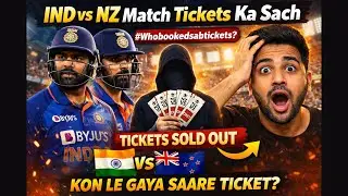 Saari Tickets Gayab! 😱 | IND vs NZ Match | Daily Vlog #3 #sunnysironjwala