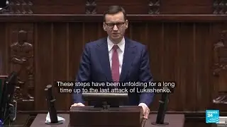Polish PM says Putin behind Belarus migrant 'attack' &bull; FRANCE 24 English