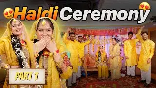 Faheema ki Haldi 💛| Haldi Function | Mr & Mrs Patel Vlogs