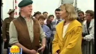 Lord Lovat and D-day Piper Bill Millin 1994