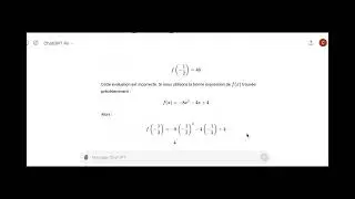 ChatGPT-4o pour les maths : Correction d’un exercice algébrique
