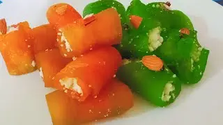 छिलके फेंके ना बनाये ये स्वादिष्ट मिठाई / Agra petha / #watermelon #summerspecial / #tarboozkimithai