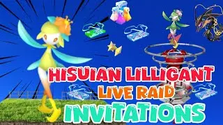 ✨ Hisuian Lilligant, Solgaleo & Mega Charizard Raid Invite #shiny #pokemongo