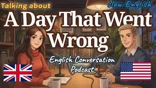 Learn English with Real-Life Conversation | Talk About a Day That Went Wrong in English 
