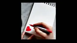 Easy border design❤️ 🩷 #shorts #youtubeshorts #borderdesign #february2026 #valentinesday