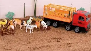 Animal Truck Toy |Animal planet Zoo Transport | Videos for kids | Animals going crazy at zoo | Toys