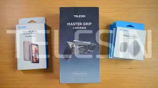 Master Grip para iPhone 17 Pro + monitor magn&eacute;tico da TELESIN