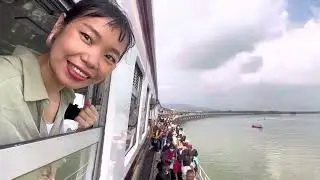 A DAY IN SUNFLOWER FIELD IN THAILAND//FLOATING TRAIN TRIP