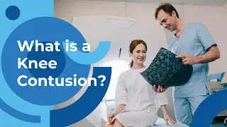 What does a knee contusion look like?