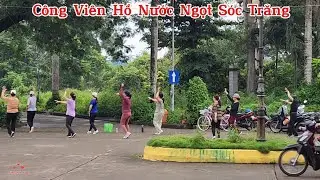 Công Viên Hồ Nước Ngọt Sóc Trăng Rộng Lớn Sạch Đẹp Thoáng Mát Vô Cùng. Nhiều Người Đến Thư Giản. 