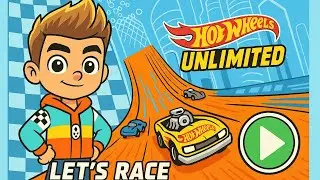 Hot Wheels Unlimited Monster Truck- Let's Race Futurismo, Night Shifter, Mad Manga And Buns Of Steel