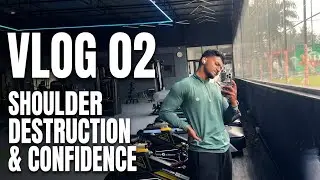 Vlog 02 | 5 Variations for 3D Shoulders + My Drop Set Secret 🔥| Why 2.5kg Felt HEAVY... 💀