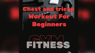 Simple chest and tricep workout for beginners✅💪🏻 #gym #youtube #youtubevideos #subscribe #foryou#new