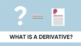 What is a derivative?
