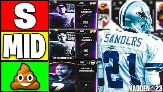 *НОВЫЙ* РЕЙТИНГ ЛУЧШИХ КАРТ КОЛЬЦА ЧЕСТИ В MADDEN 23! Список уровней Ultimate Team в MADDEN 23