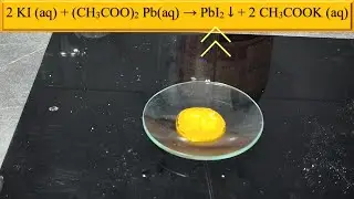 Identification of the iodide anion with lead acetate