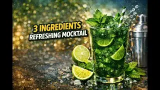 Easy Mint Mocktail for New Year and Christmas Party