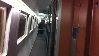 ICE nach Frankfurt Main mit Einfahrt des Eurocity nach Prah