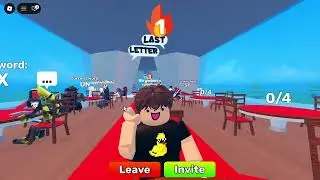 Roblox LAST LETTER..