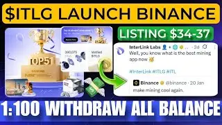 Interlink Network Launch new update today | ITLG coin withdrawal Price | mining latest news ITL PI