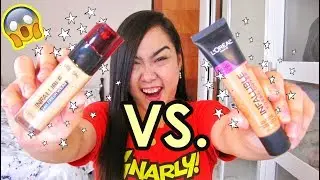 NEW! L'OREAL 24HR FRESH WEAR vs L'OREAL TOTAL COVER FOUNDATION FIRST IMPRESSION (Taglish) | jaygee